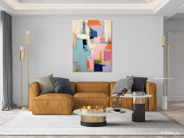 Large Wall Art Painting for Bedroom, Original Canvas Art, Contemporary Acrylic Painting on Canvas, Oversized Modern Abstract Wall Paintings-artworkcanvas