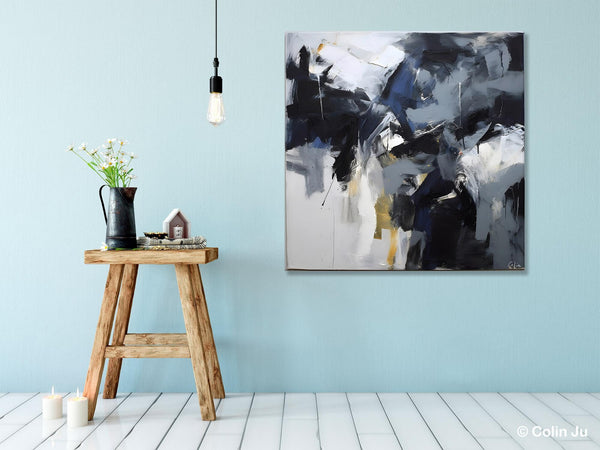 Simple Modern Acrylic Art, Modern Original Abstract Art, Large Abstract Art for Bedroom, Canvas Paintings for Sale, Contemporary Canvas Art-artworkcanvas