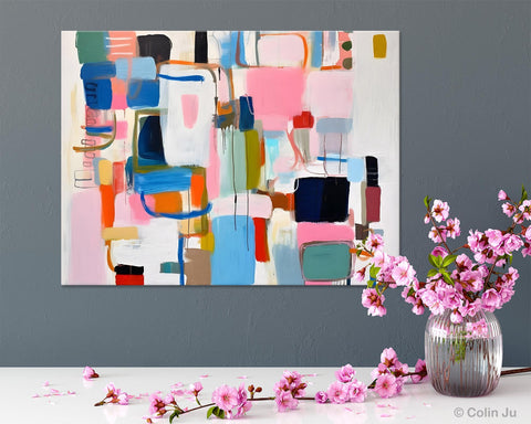 Large Wall Art Ideas for Living Room, Hand Painted Canvas Art, Oversized Canvas Paintings, Original Abstract Art, Contemporary Acrylic Art-artworkcanvas