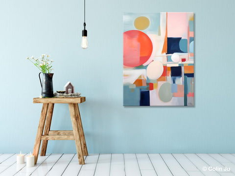 Large Contemporary Wall Art, Acrylic Painting on Canvas, Extra Large Paintings for Dining Room, Modern Paintings, Original Abstract Painting-artworkcanvas