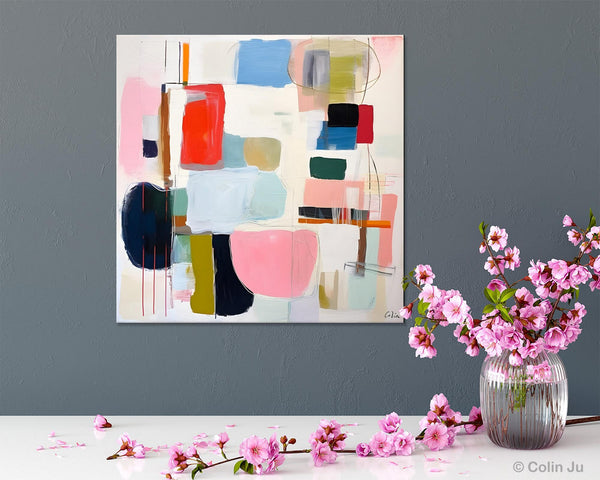 Modern Canvas Paintings, Large Abstract Painting for Bedroom, Original Abstract Wall Art, Modern Acrylic Artwork, Contemporary Canvas Art-artworkcanvas