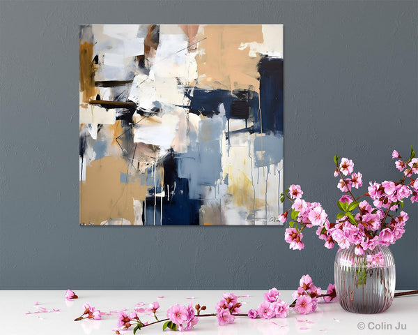 Large Wall Art for Bedroom, Abstract Modern Acrylic Art, Canvas Paintings for Sale, Modern Original Abstract Art, Contemporary Canvas Art-artworkcanvas