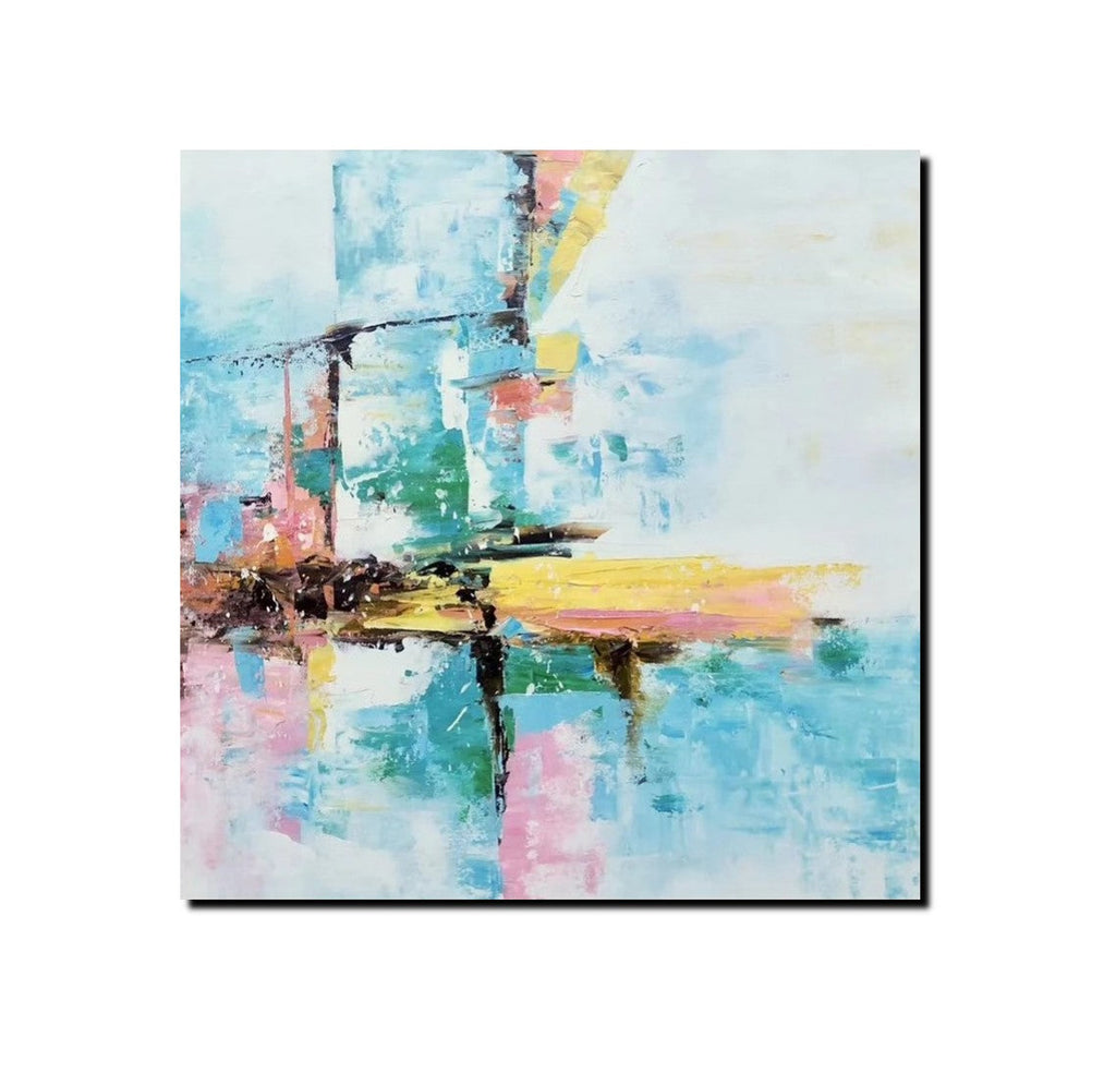 Simple Abstract Paintings, Dining Room Modern Wall Art, Modern