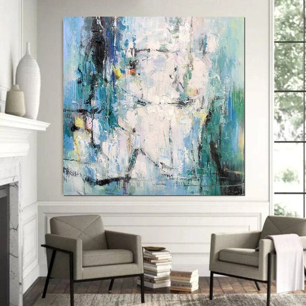 Large Paintings for Living Room, Hand Painted Acrylic Painting, Bedroom Wall Painting, Modern Contemporary Art, Modern Paintings for Dining Room-artworkcanvas