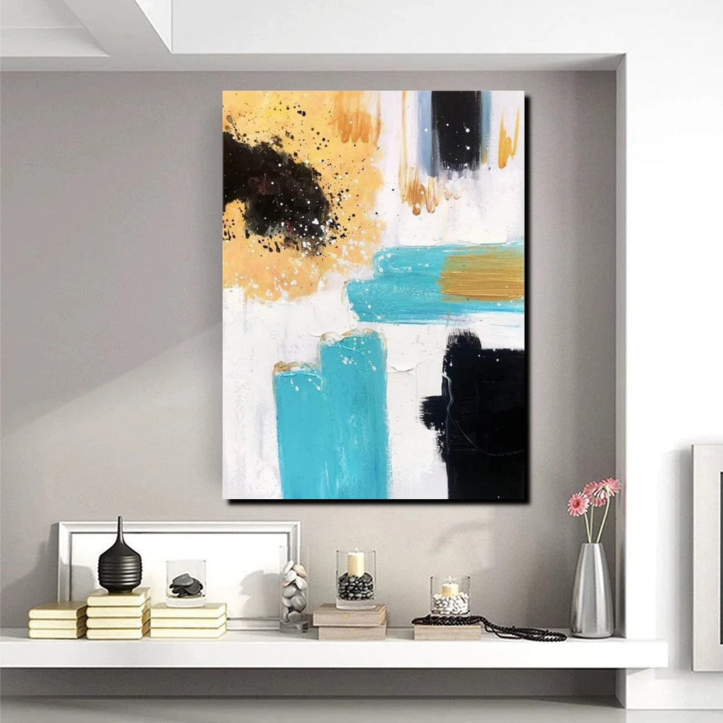 Simple Acrylic Paintings, Bedroom Modern Wall Art, Modern