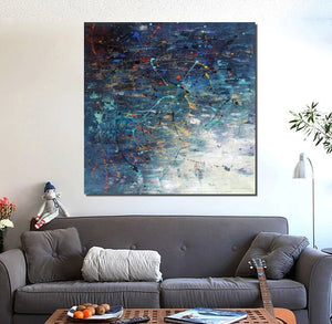 Modern Abstract Wall Art, Large Painting for Sale, Easy Painting Ideas ...